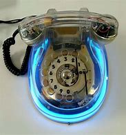 Image result for Clear Neon Vintage Phone