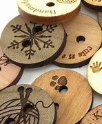 Image result for Wood Flat Button