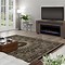 Image result for Black Wood Grain TV Console with Electric Fireplace