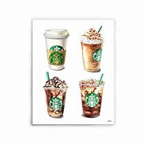 Image result for Starbucks Black Wall Print