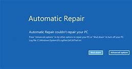 Image result for Automatic Repair Screen