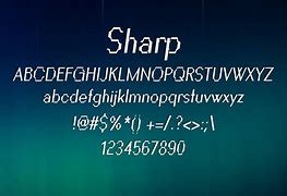 Image result for Sharp Fonts for Edits
