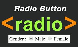 Image result for How to Create Radio Button in HTML