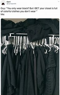 Image result for Funny Black Clothes