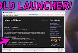 Image result for Old Minecraft Launcher