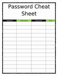 Image result for Password Logbook Template