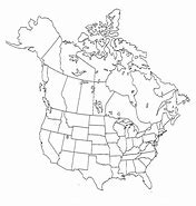 Image result for Blank Us and Canada Map