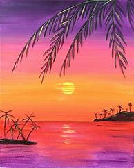 Image result for Sunset Painting Ideas