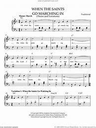 Image result for OH When the Saints Go Marching in Song