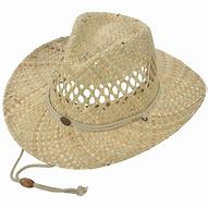 Image result for Adjustable Cowboy Straw Hat