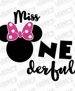 Image result for Minnie Mouse One SVG Free