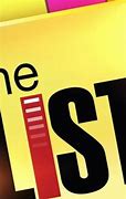 Image result for The List TV Show Today