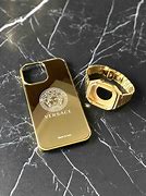 Image result for iPhone 13 Covers Full Gold 24K