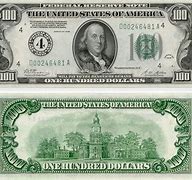 Image result for 100 Dollar Bill Front and Back