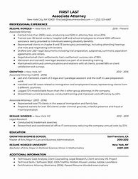 Image result for New Attorney Resume