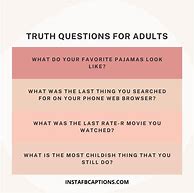 Image result for Adults Questions for Truth Sheets