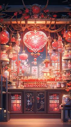 A Whimsical Magic Potions Shop
