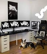 Image result for Black and White PC Setup