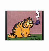 Image result for Garfield Smoking Pipe