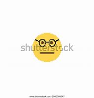 Image result for Nerd Emoji Pixel Art