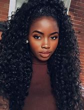 Image result for Long Black Curly Hair
