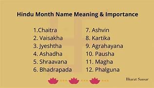 Image result for First Month of Hindu Calendar