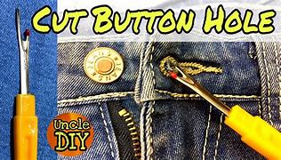Image result for Button Hole Cut