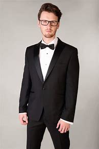 Image result for Black Tie Tuxedo Muscular Fit