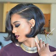 Image result for Blunt Cut Bob Haircut Black Women