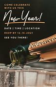 Image result for New Year Toast Invite