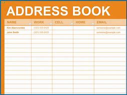 Image result for Large Print Address Book Templates Printable