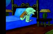 Image result for Squidward Bed Meme