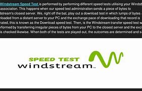 Image result for Windstream Speed Test