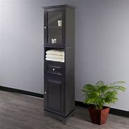 Image result for Black Kitchen Tall Cupboard