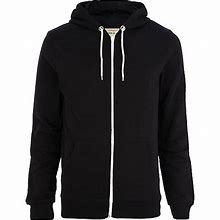 Image result for Black Zip Hoodie