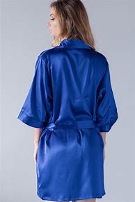 Image result for Blue Satin Robe