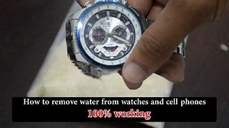 Image result for How to Eject Water From Your Watch