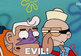 Image result for Mermaid Man Evil Meme