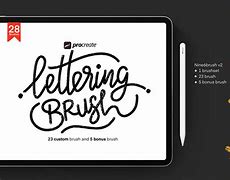 Image result for Spray Brush Fonts Procreate Free