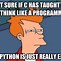 Image result for Python vs Java Meme