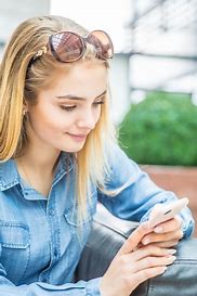 Image result for Girl Texting On iPhone