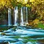 Image result for Beautiful Waterfall Sunset