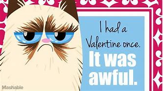 Image result for Grumpy Cat Valentine Meme