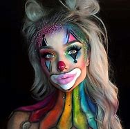 Image result for Funny Halloween Makeup