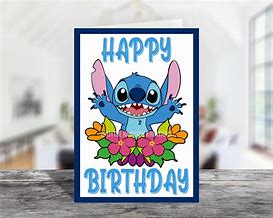 Image result for Disney Stitch Happy Birthday