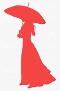 Image result for Old Lady Umbrella Silhouette