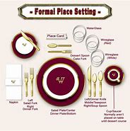 Image result for Formal Table Setting