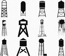 Image result for Water Tower Cute Clip Art