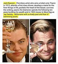 Image result for Titanic Gatsby Meme