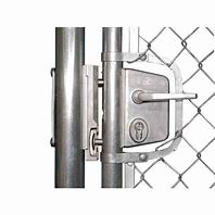 Image result for Lock for Chain Link Fence